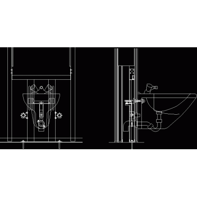 Bidet encastado en tabique de pladur