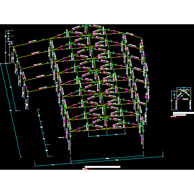 Bodega de acero estructural