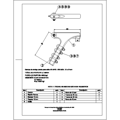 Electrical anchor clamp