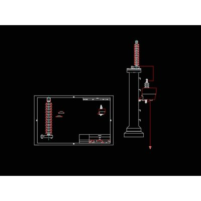 Surge arrester is used in the construction of substations.