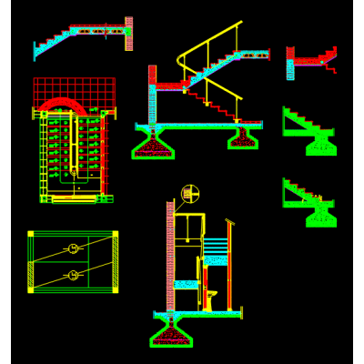 Seccion Completa de Escalera