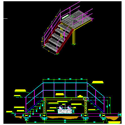 Pasarela metalica