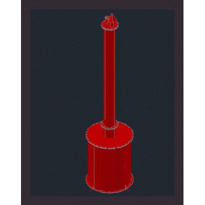 Tanque de desgaseificação equipado