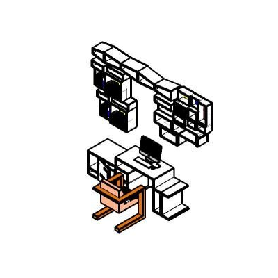 Estanteria de libros para biblioteca