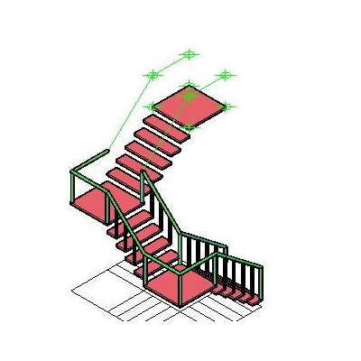 Escalera 3d