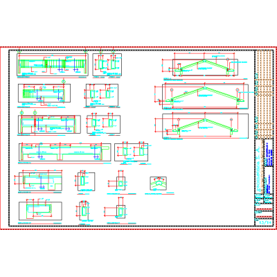 Detalles estructurales vigas; techos