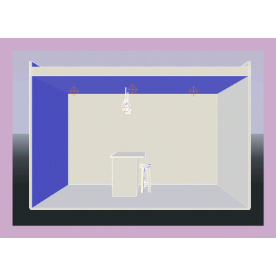 Desayunador con bancas y mueble