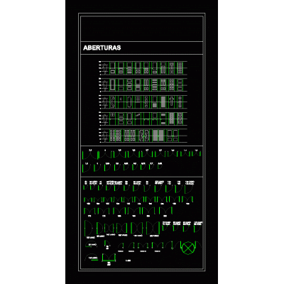 Aberturas (puertas) para autocad