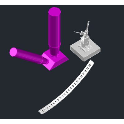 Estructura tensada 3d