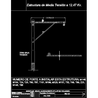 medium voltage structure