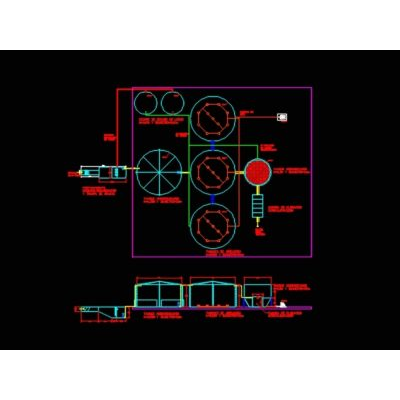 Planta de tratamiento de agua residual 2 lps