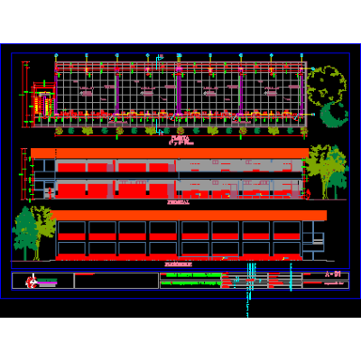 Proyecto arquitectonico de un colegio