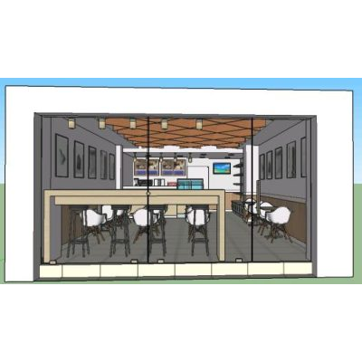 Cafeteria 3d