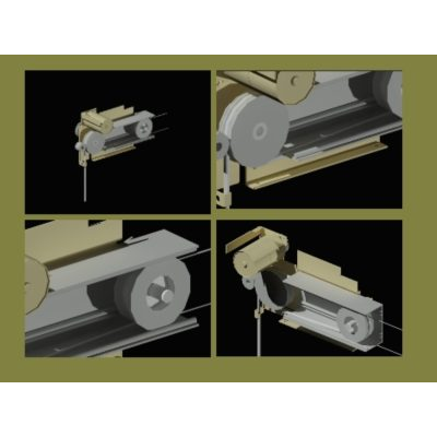 Cable retractor 3d modelo