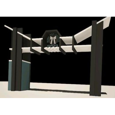 Puerta de entrada 3d max