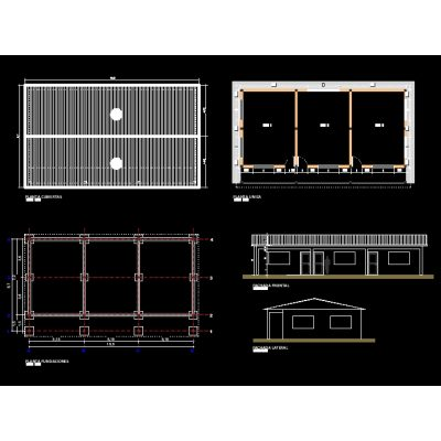 Modulo de tres aulas del nivel primario