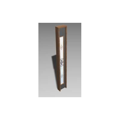 Fijo de madera para puerta de casa residencia