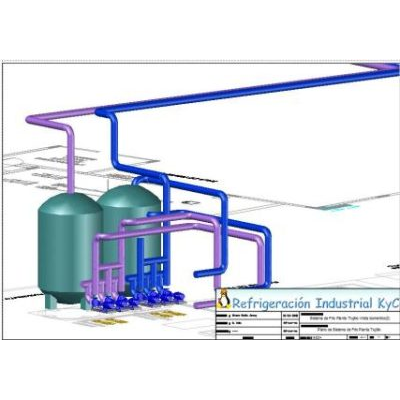 Planta de frio industrial