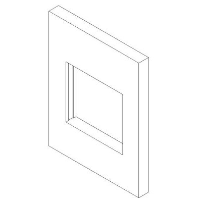 Hueco para Ventana con Receso