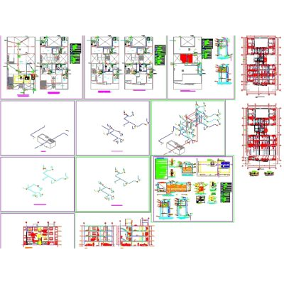Planos Complejos de Vivienda Multifamiliar