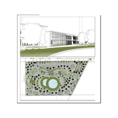 Resort en 3d - complejo turistico