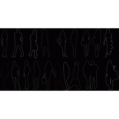 Bloque de perfiles de personas