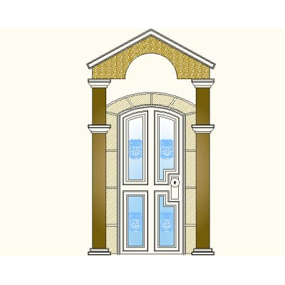 Puerta en elevacion