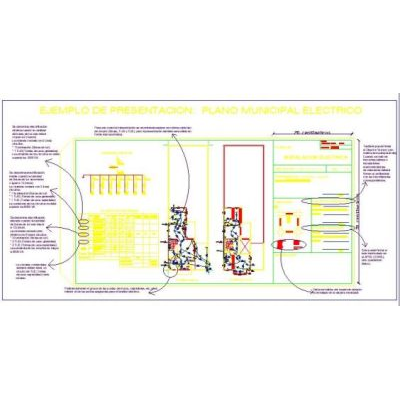 Plano electrico - autocad