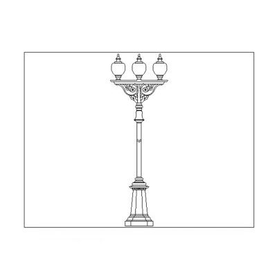 Farol clasico urbano