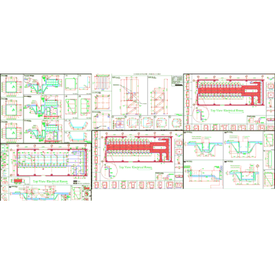 Diseno estructural de base de tranformadores y estructura de soporte de pit de cable