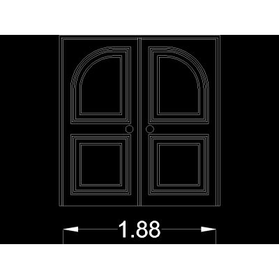 Puerta doble