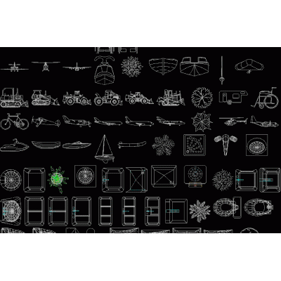 Bloques variados cad