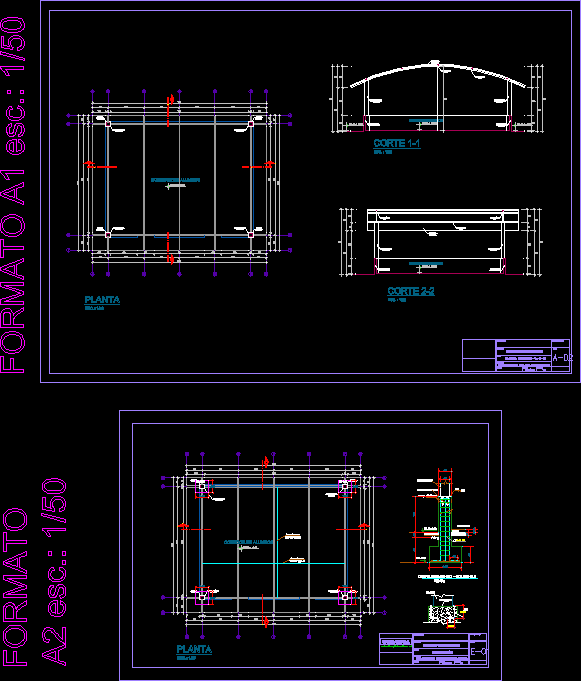 Dining room - metallic construction system