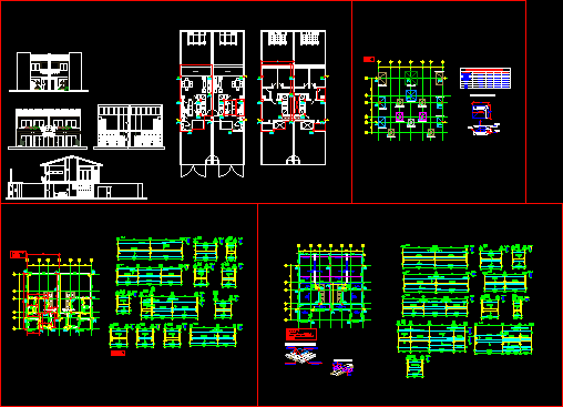 Twin houses with structural calculation