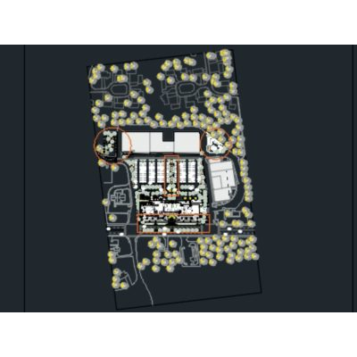 Plaza comercial de uso mixto en el centro de la ciudad