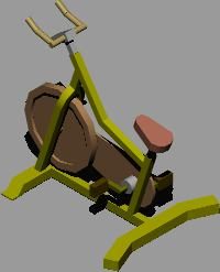 Spinning-Bike in 3D