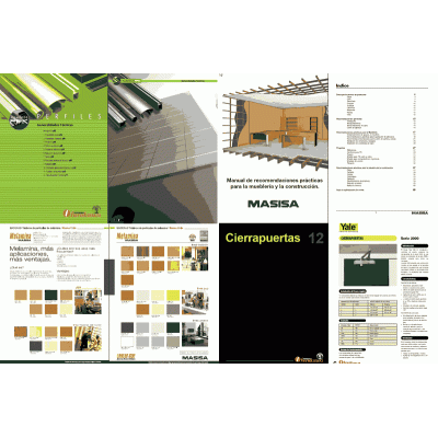 Catalogo de productos con detalles constructivos