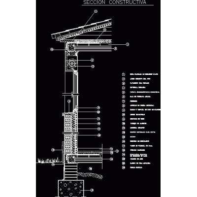Seccion constructiva