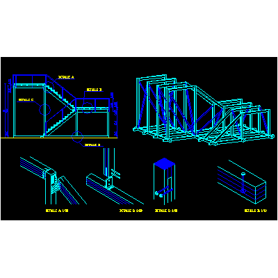 Escalera de madera