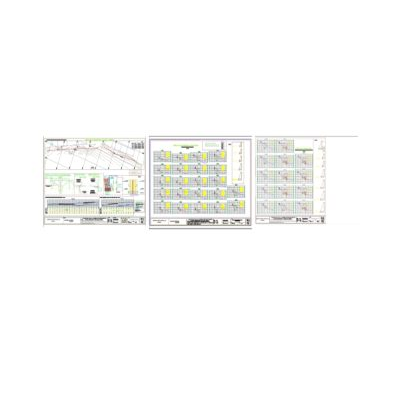 Plano de pavimentos de empedrado de calles
