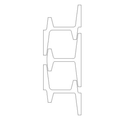 Perfil de Ventana en Aluminio
