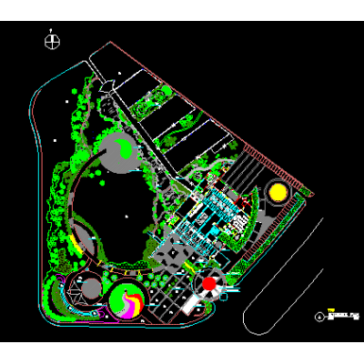 Plano de parque recreativo en China