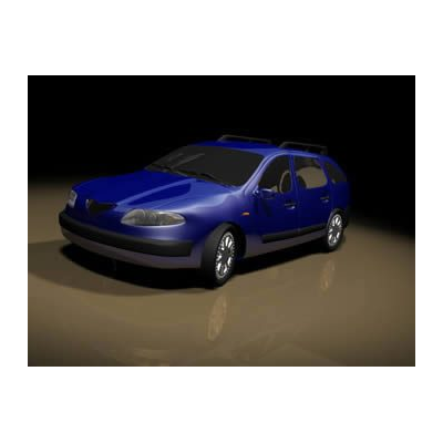 3d renault laguna car