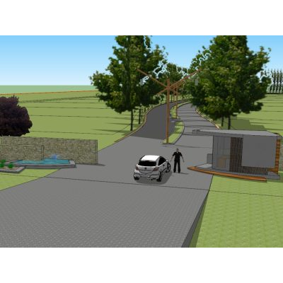 Acceso a barrio privado - ingreso garita skp