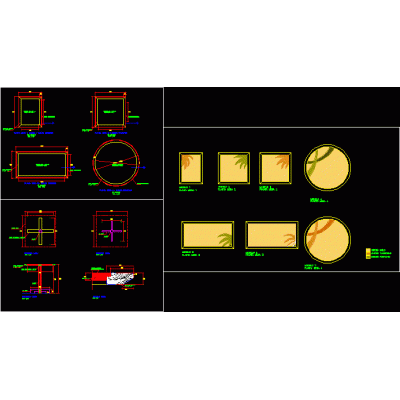 Table detail plans
