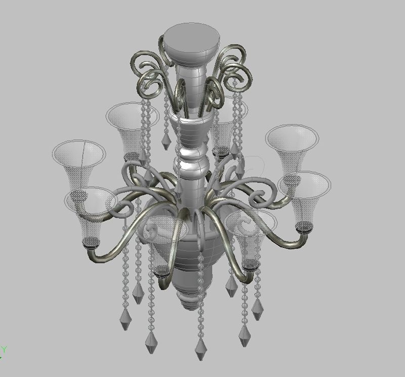 3d chandelier
