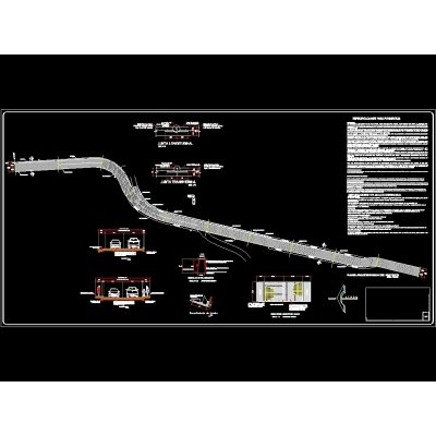 Plano de construccion de una calle.