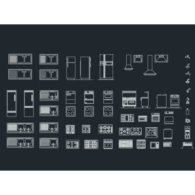 Mobiliario de cocina para una vivienda