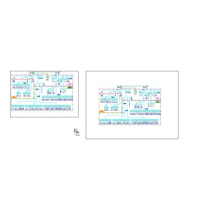 Concentrator plant single-line diagram
