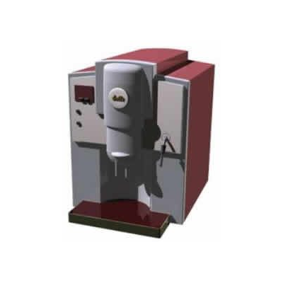 Maquina de cafe 3d materiales aplicados